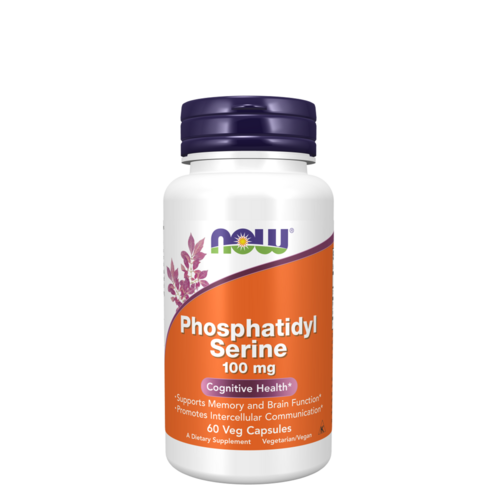Now Phosphatidyl Serine 100mg 60 Cápsulas -Val. Curta 10/24 - Now Foods - 733739023803