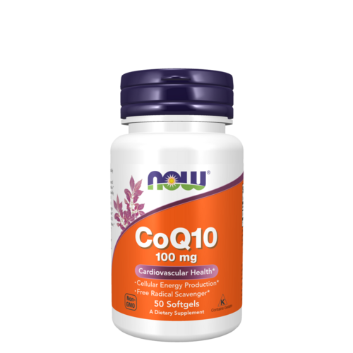 Co-Enzima Q10 100mg - 30 cáps - NOW - Now Foods - 733739032102