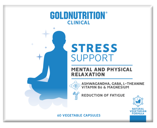 Stress Support 60 cápsulas - GoldNutrition Clinical - GoldNutrition Clinical - 5601607077638