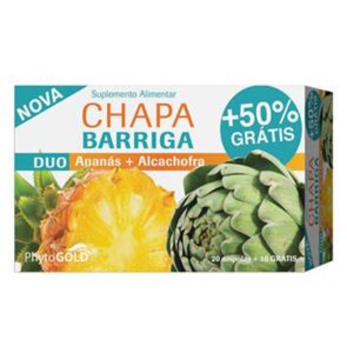 Chapa Barriga Alcachofra  Ananás Duo - PhytoGold - 5600299127287