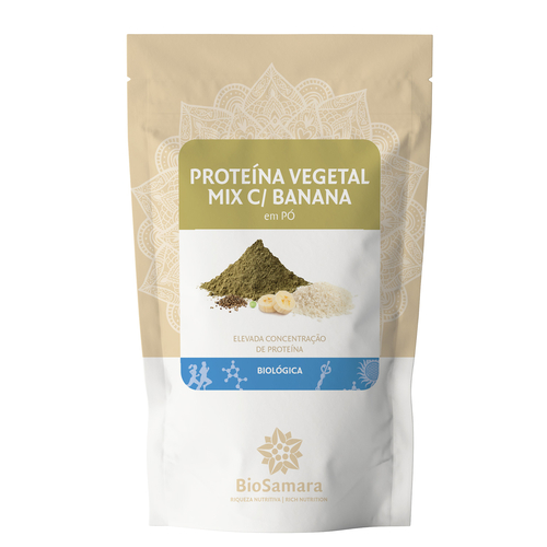 Biosamara - Proteína Vegetal Mix com sabor a banana - Biosamara
