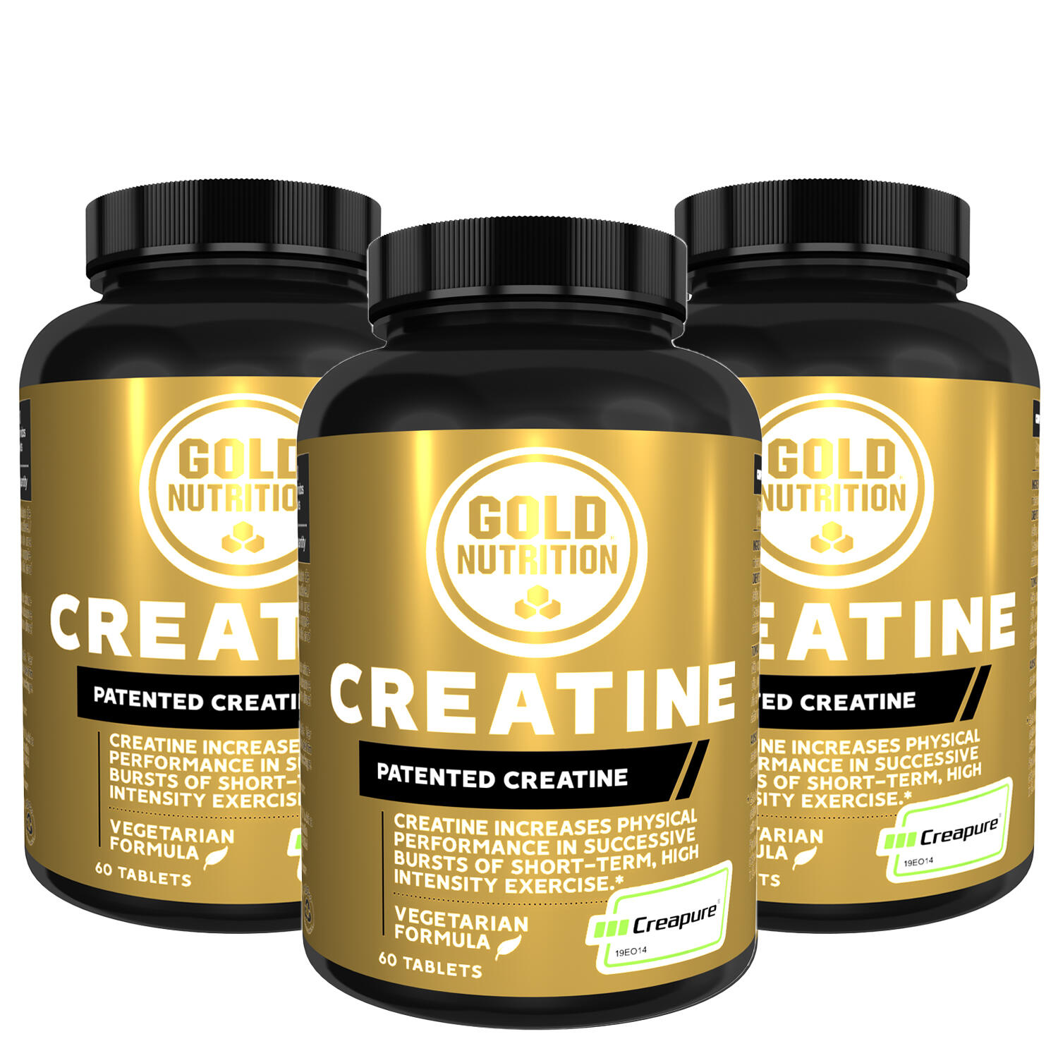 Pack 3 Creatine GoldNutrition Comp. | Enetural.com